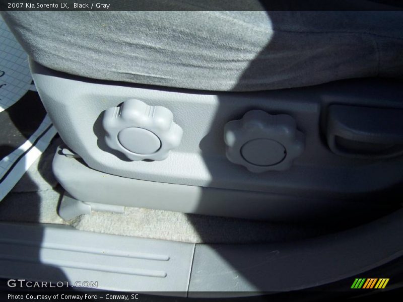 Black / Gray 2007 Kia Sorento LX