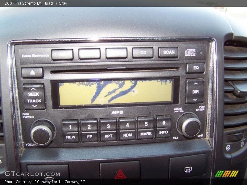 Black / Gray 2007 Kia Sorento LX