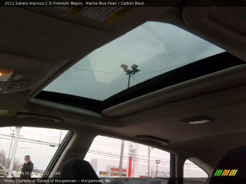 Marine Blue Pearl / Carbon Black 2011 Subaru Impreza 2.5i Premium Wagon