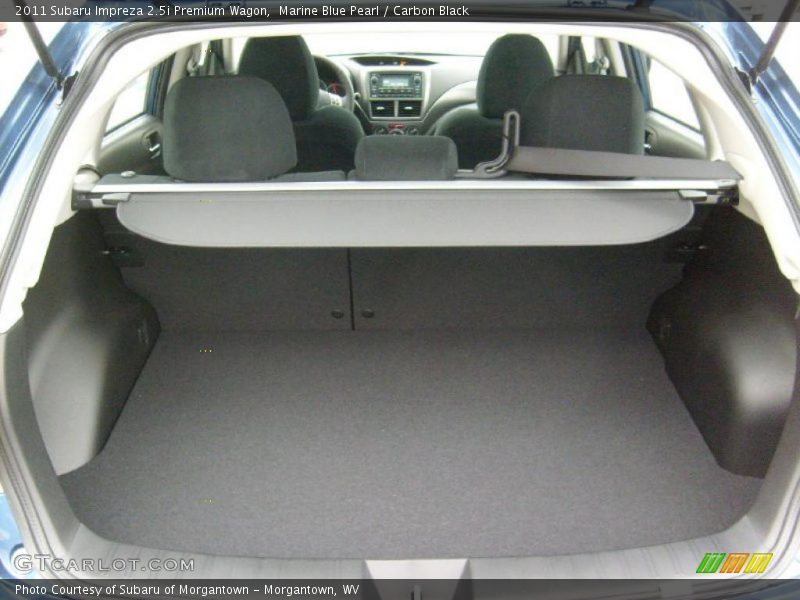 Marine Blue Pearl / Carbon Black 2011 Subaru Impreza 2.5i Premium Wagon