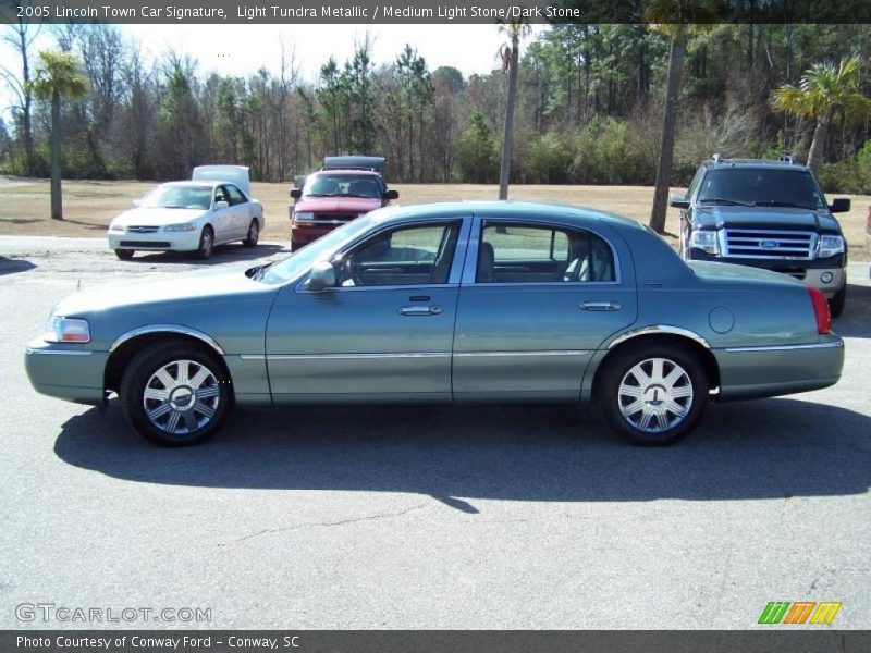 Light Tundra Metallic / Medium Light Stone/Dark Stone 2005 Lincoln Town Car Signature