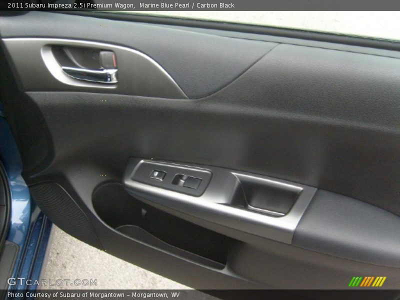 Marine Blue Pearl / Carbon Black 2011 Subaru Impreza 2.5i Premium Wagon