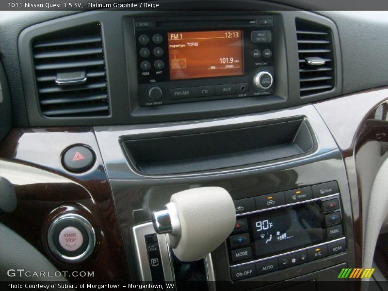 Controls of 2011 Quest 3.5 SV