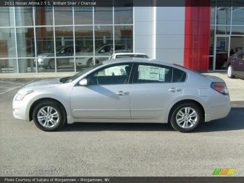 Brilliant Silver / Charcoal 2011 Nissan Altima 2.5 S