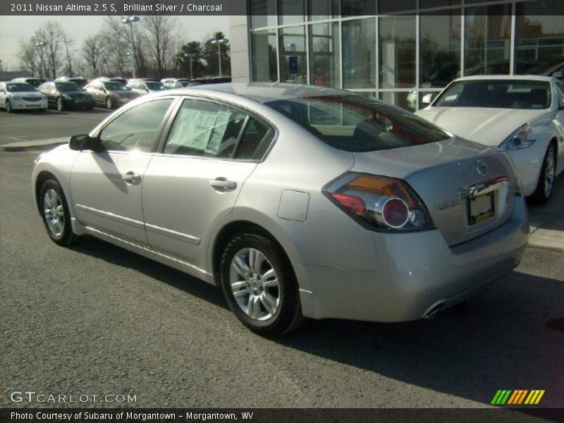 Brilliant Silver / Charcoal 2011 Nissan Altima 2.5 S