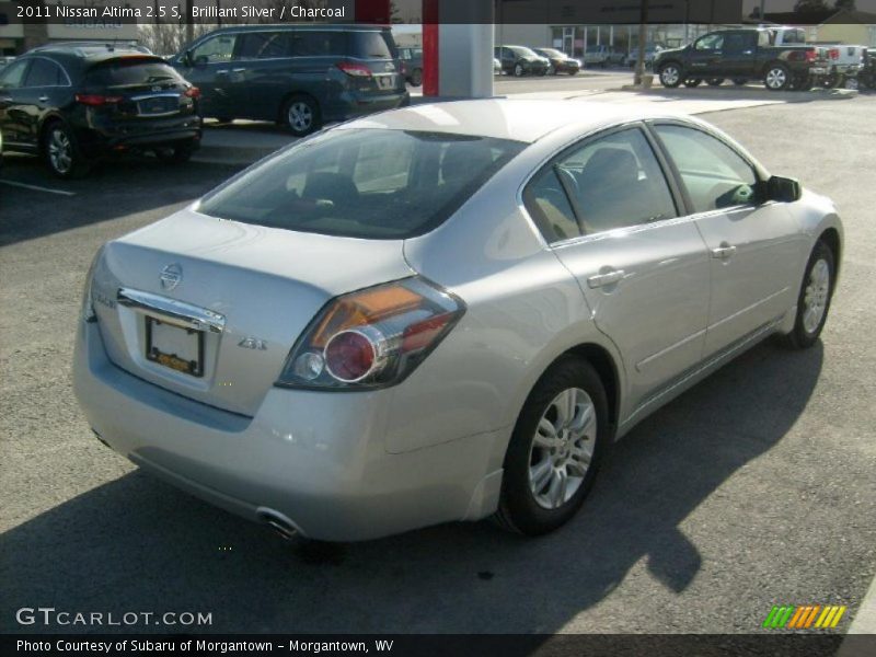 Brilliant Silver / Charcoal 2011 Nissan Altima 2.5 S