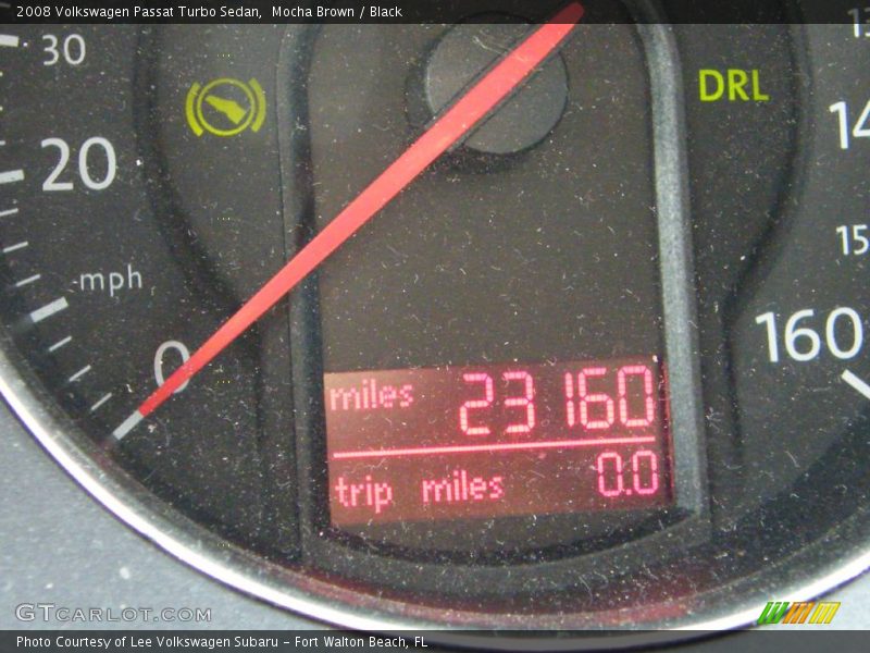 Mocha Brown / Black 2008 Volkswagen Passat Turbo Sedan