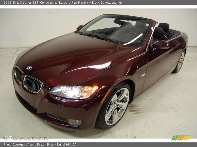 Barbera Red Metallic / Black Dakota Leather 2008 BMW 3 Series 335i Convertible