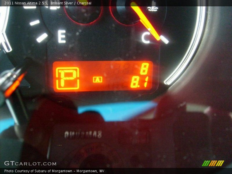 Brilliant Silver / Charcoal 2011 Nissan Altima 2.5 S