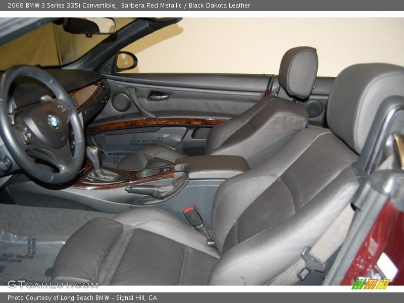  2008 3 Series 335i Convertible Black Dakota Leather Interior
