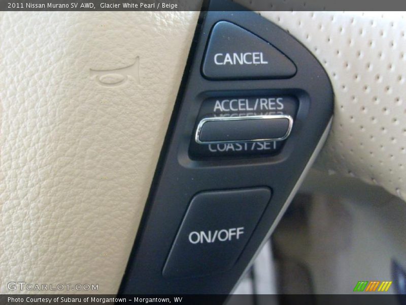 Controls of 2011 Murano SV AWD