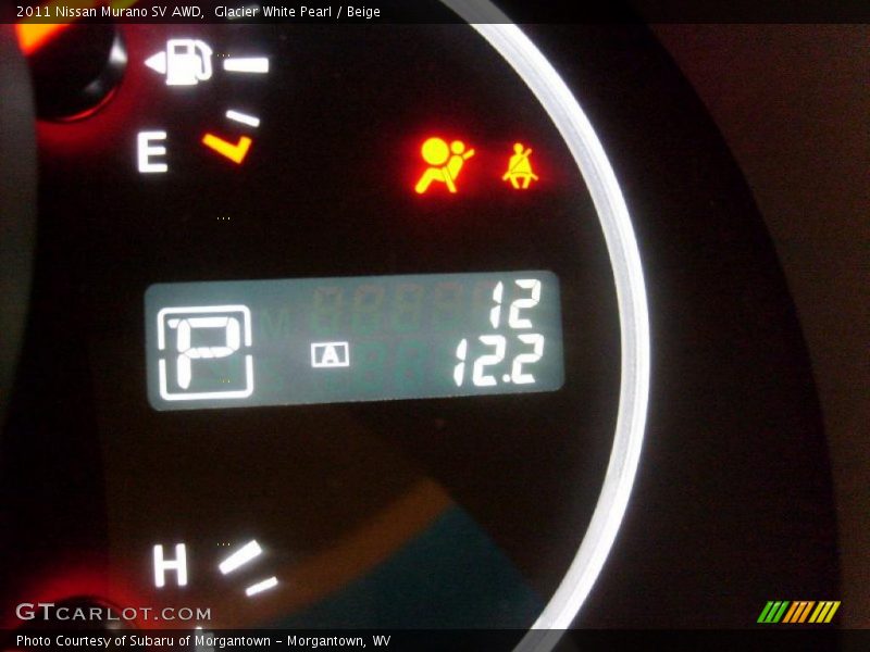 Glacier White Pearl / Beige 2011 Nissan Murano SV AWD