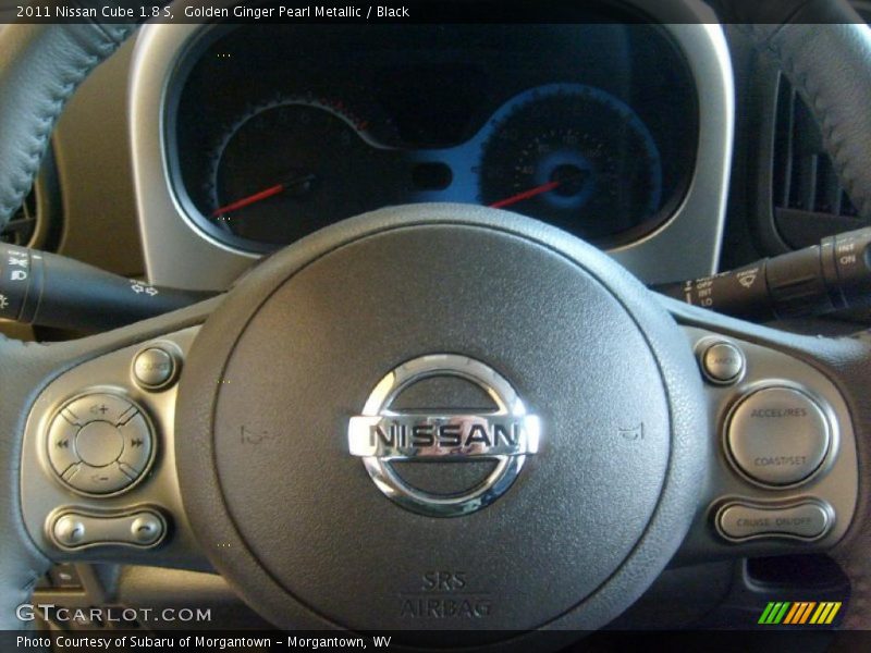 Golden Ginger Pearl Metallic / Black 2011 Nissan Cube 1.8 S