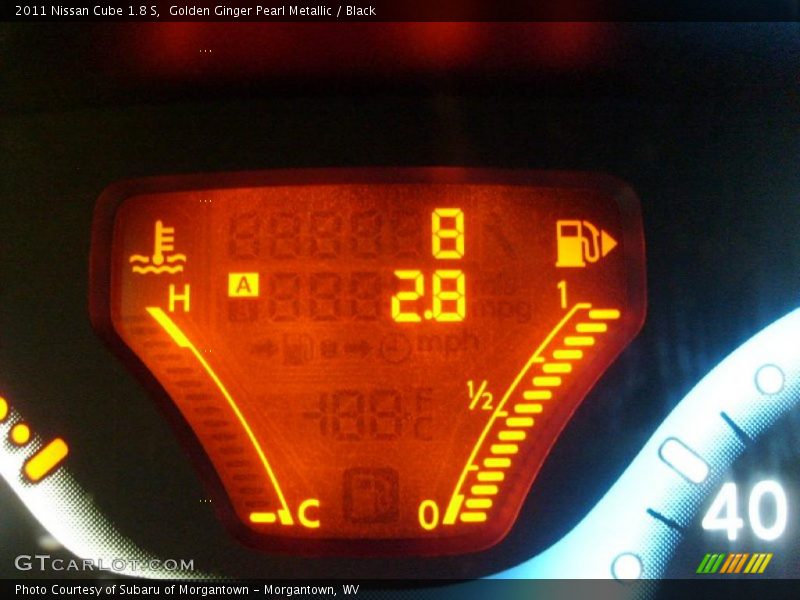 Golden Ginger Pearl Metallic / Black 2011 Nissan Cube 1.8 S