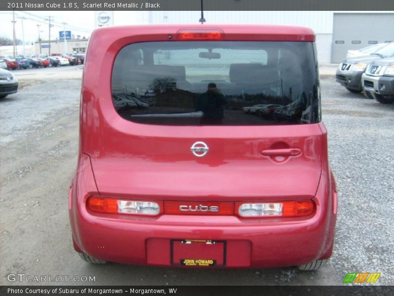 Scarlet Red Metallic / Black 2011 Nissan Cube 1.8 S