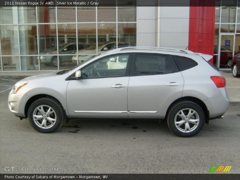  2011 Rogue SV AWD Silver Ice Metallic