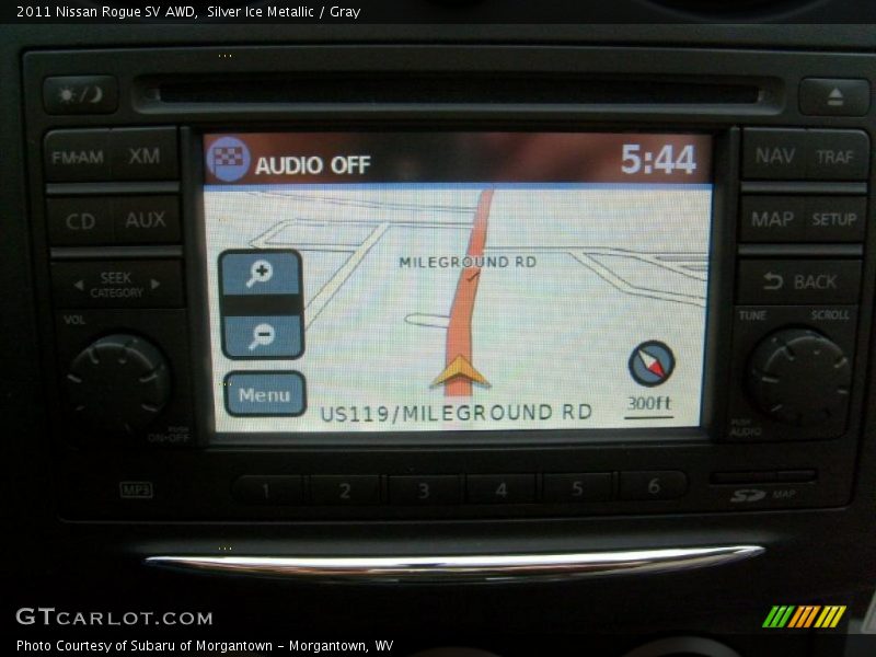 Navigation of 2011 Rogue SV AWD