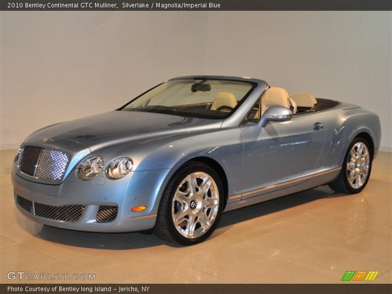 Silverlake / Magnolia/Imperial Blue 2010 Bentley Continental GTC Mulliner