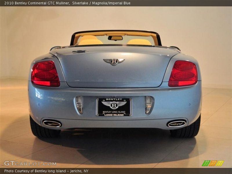 Silverlake / Magnolia/Imperial Blue 2010 Bentley Continental GTC Mulliner