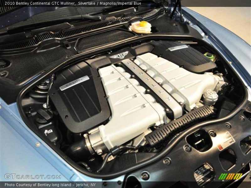  2010 Continental GTC Mulliner Engine - 6.0 Liter Twin-Turbocharged DOHC 48-Valve VVT W12