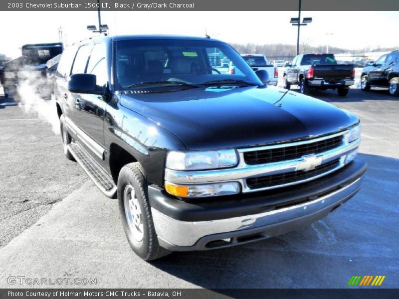 Black / Gray/Dark Charcoal 2003 Chevrolet Suburban 1500 LT