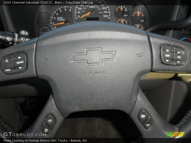 Black / Gray/Dark Charcoal 2003 Chevrolet Suburban 1500 LT
