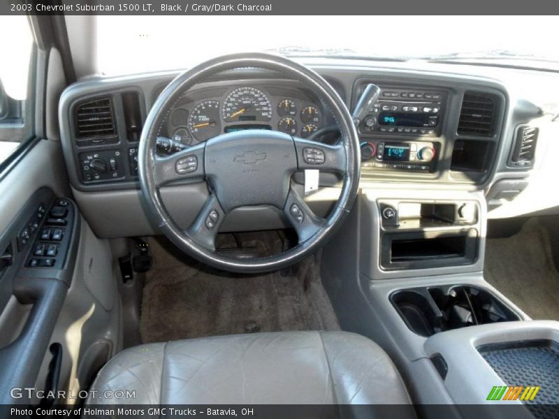 Black / Gray/Dark Charcoal 2003 Chevrolet Suburban 1500 LT