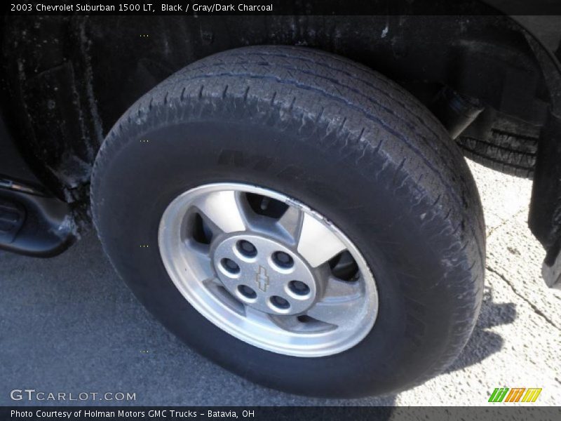 Black / Gray/Dark Charcoal 2003 Chevrolet Suburban 1500 LT