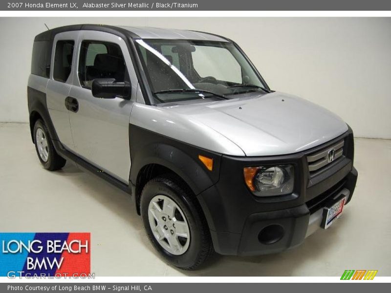 Alabaster Silver Metallic / Black/Titanium 2007 Honda Element LX