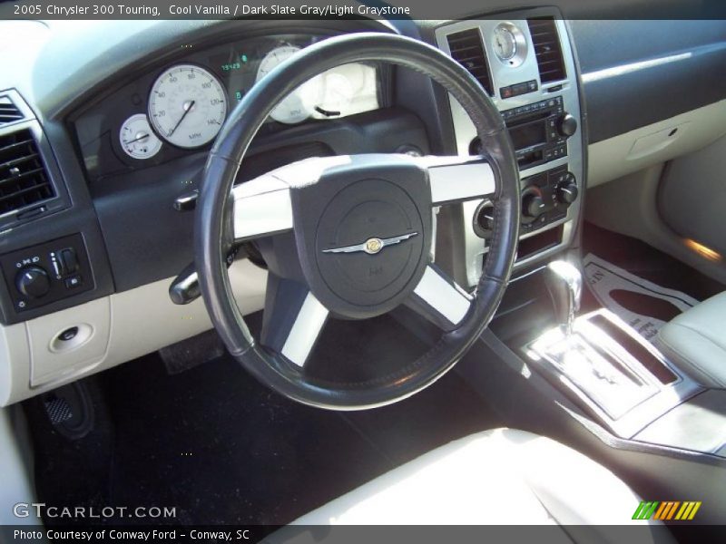Cool Vanilla / Dark Slate Gray/Light Graystone 2005 Chrysler 300 Touring