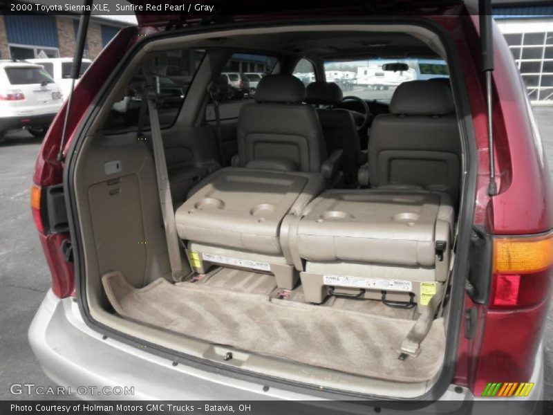 Sunfire Red Pearl / Gray 2000 Toyota Sienna XLE