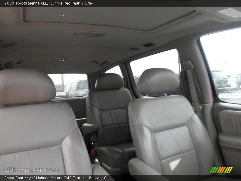 Sunfire Red Pearl / Gray 2000 Toyota Sienna XLE