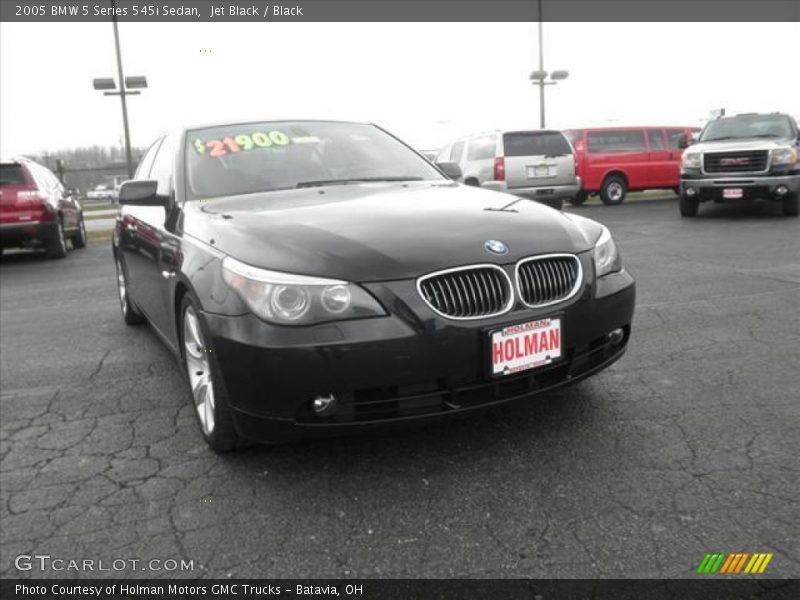 Jet Black / Black 2005 BMW 5 Series 545i Sedan