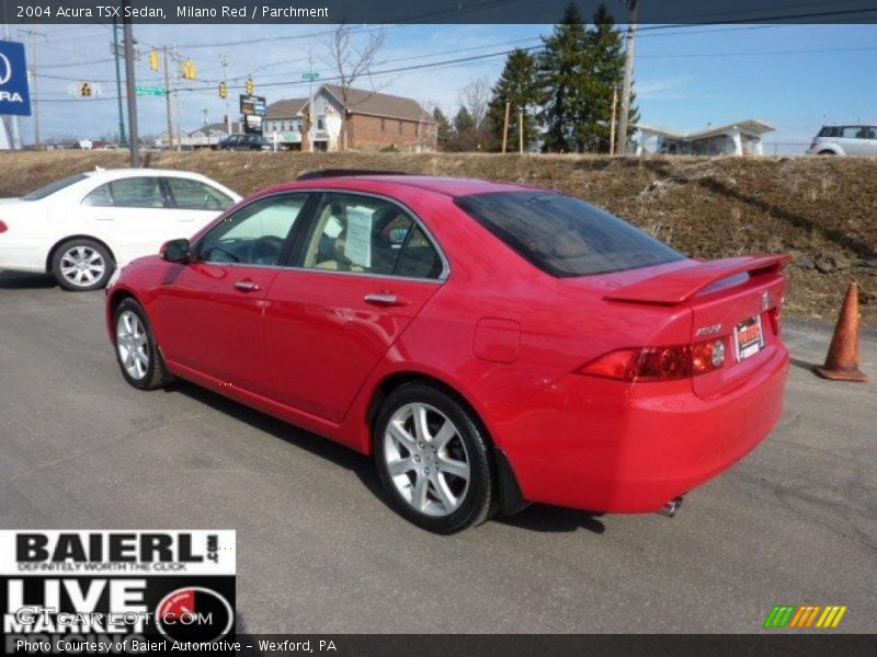 Milano Red / Parchment 2004 Acura TSX Sedan