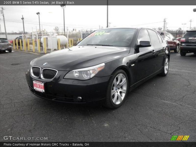 Jet Black / Black 2005 BMW 5 Series 545i Sedan