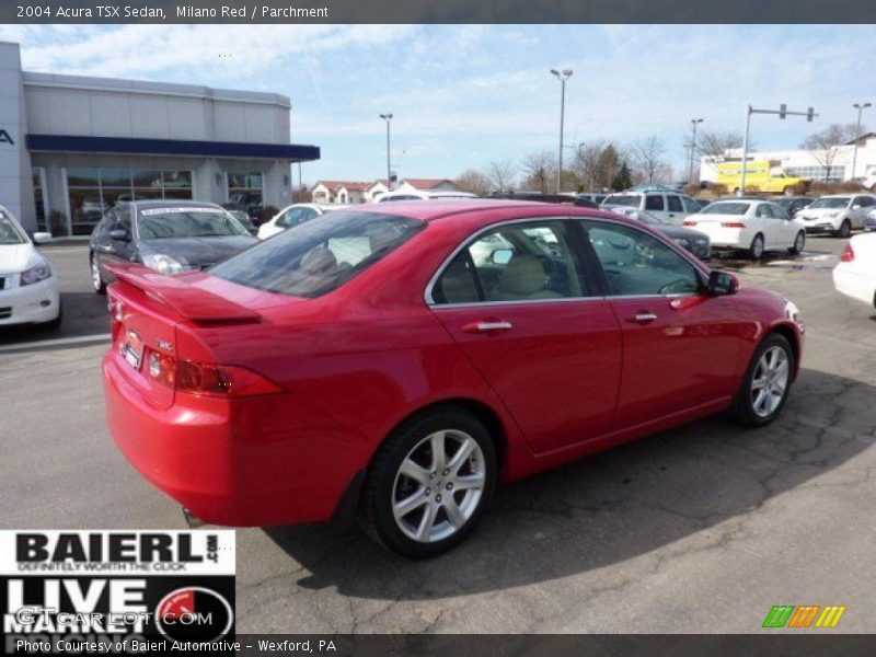 Milano Red / Parchment 2004 Acura TSX Sedan