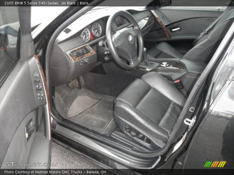 Jet Black / Black 2005 BMW 5 Series 545i Sedan