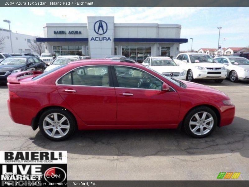 Milano Red / Parchment 2004 Acura TSX Sedan