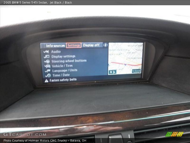 Jet Black / Black 2005 BMW 5 Series 545i Sedan