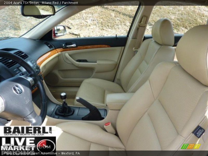 Milano Red / Parchment 2004 Acura TSX Sedan
