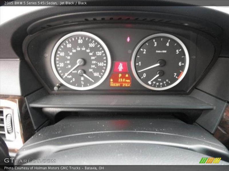Jet Black / Black 2005 BMW 5 Series 545i Sedan