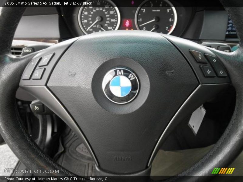 Jet Black / Black 2005 BMW 5 Series 545i Sedan