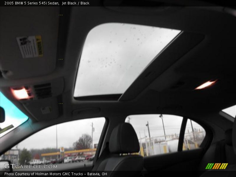 Jet Black / Black 2005 BMW 5 Series 545i Sedan