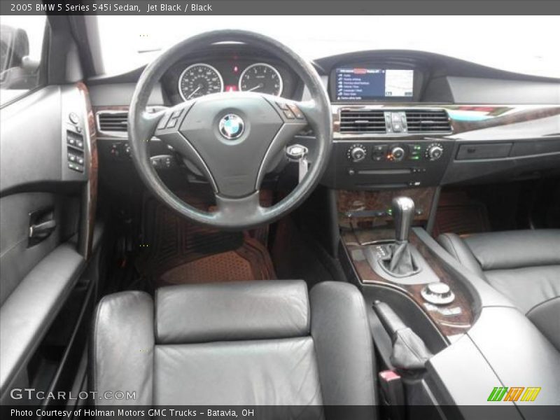 Jet Black / Black 2005 BMW 5 Series 545i Sedan