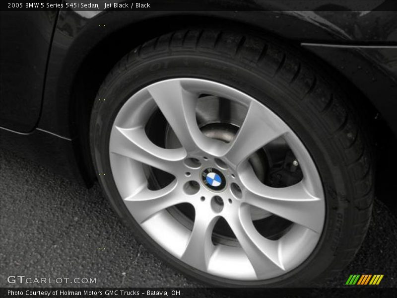Jet Black / Black 2005 BMW 5 Series 545i Sedan