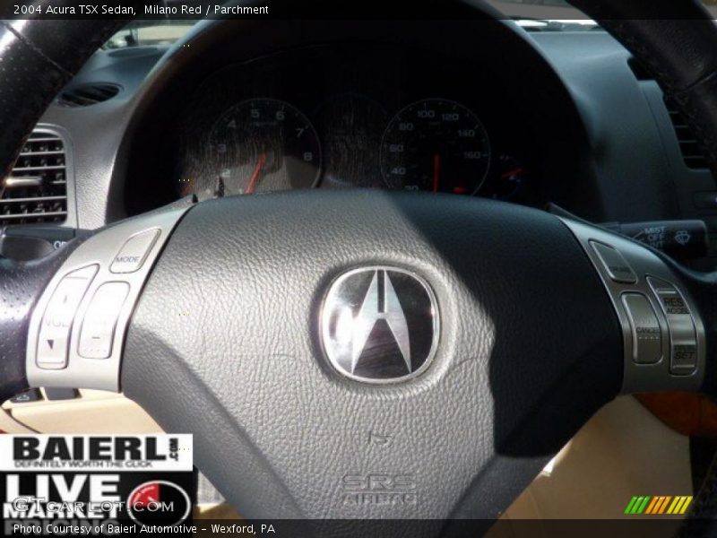 Milano Red / Parchment 2004 Acura TSX Sedan