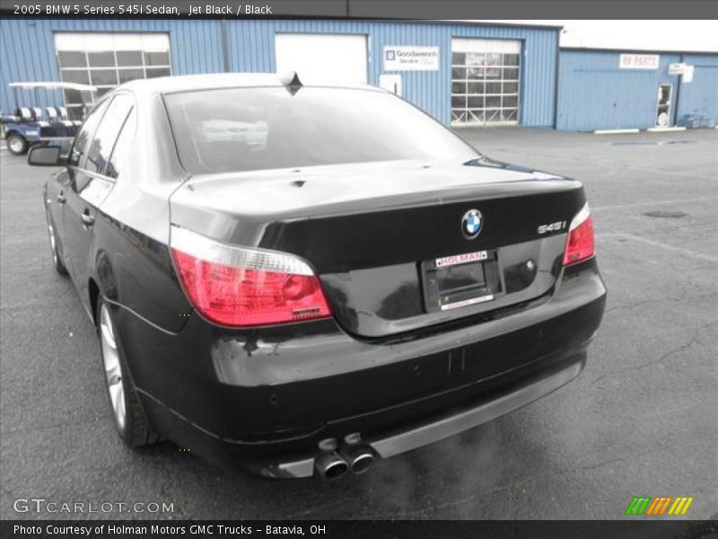 Jet Black / Black 2005 BMW 5 Series 545i Sedan