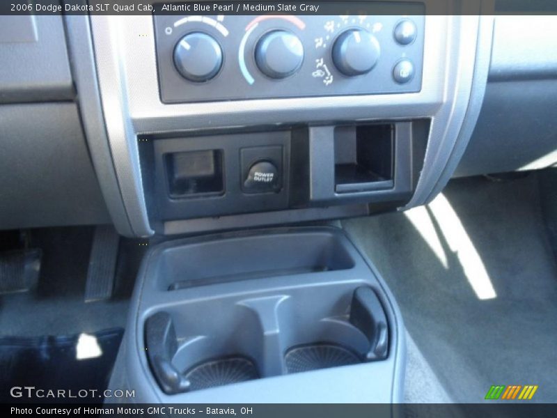 Atlantic Blue Pearl / Medium Slate Gray 2006 Dodge Dakota SLT Quad Cab