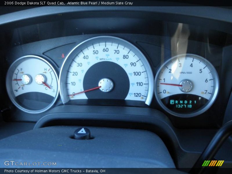 Atlantic Blue Pearl / Medium Slate Gray 2006 Dodge Dakota SLT Quad Cab