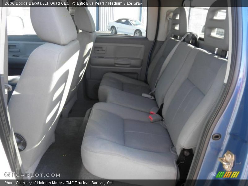 Atlantic Blue Pearl / Medium Slate Gray 2006 Dodge Dakota SLT Quad Cab